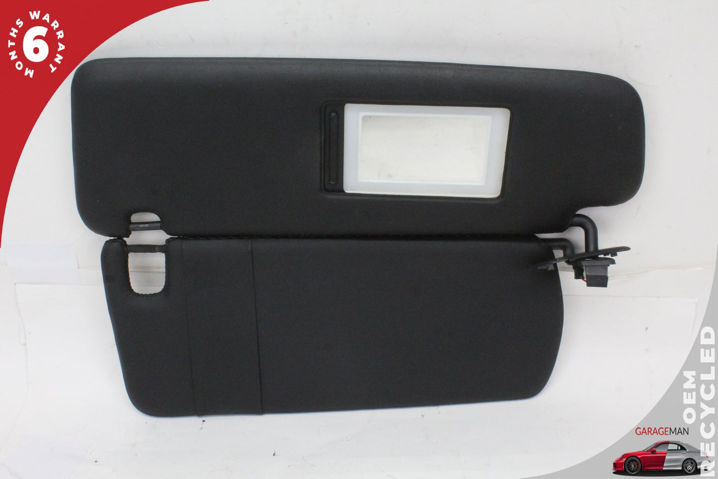 2011-2014 Porsche Cayenne 958 Front Left and Right Side Sun Visor Set Black OEM