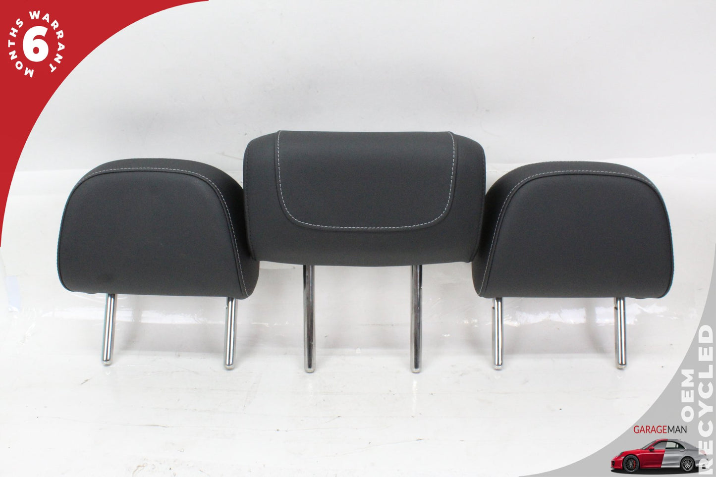 2022-2025 Audi Q4 E-Tron Rear Left, Right &amp; Center Headrest Set 89E885901 OEM