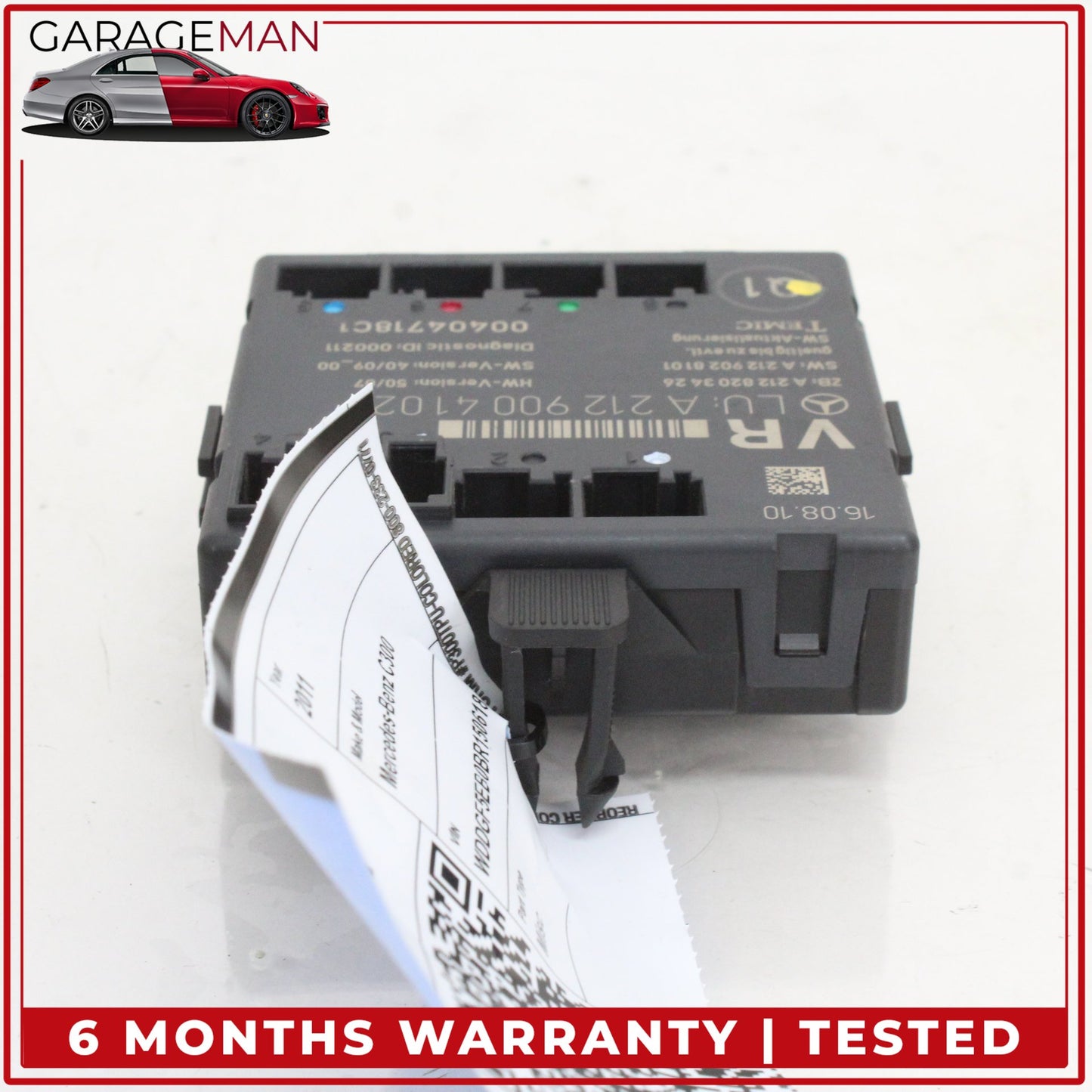 2008-2014 Mercedes W204 C300 Front Right Side Door Control Module 2129004102 OEM