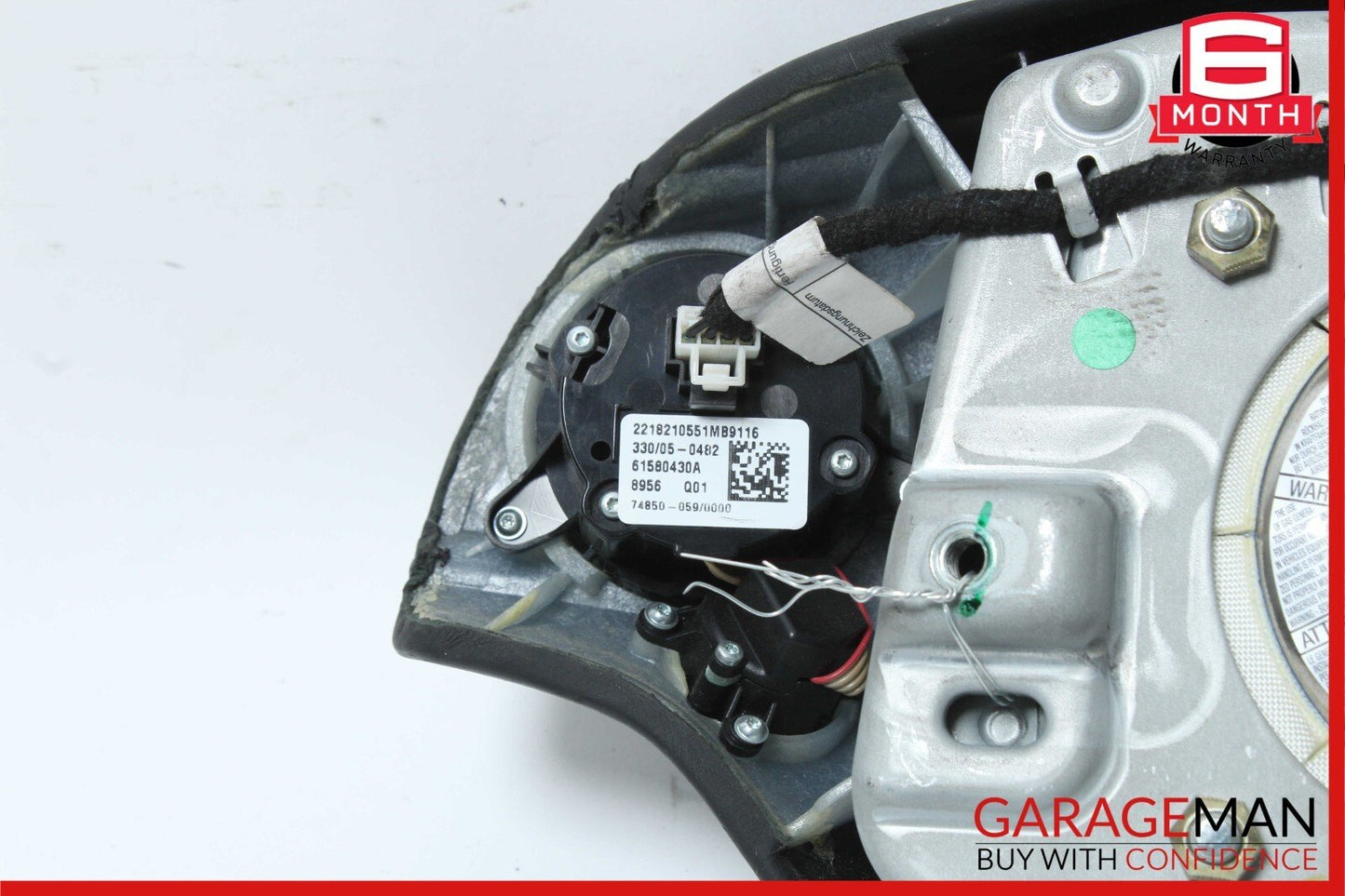 07-10 Mercedes W221 S550 CL550 S450 Steering Wheel Airbag Air Bag Black OEM