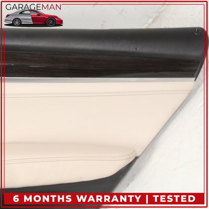 2011-2017 BMW X3 F25 SUV Rear Right Side Interior Door Trim Panel Beige OEM