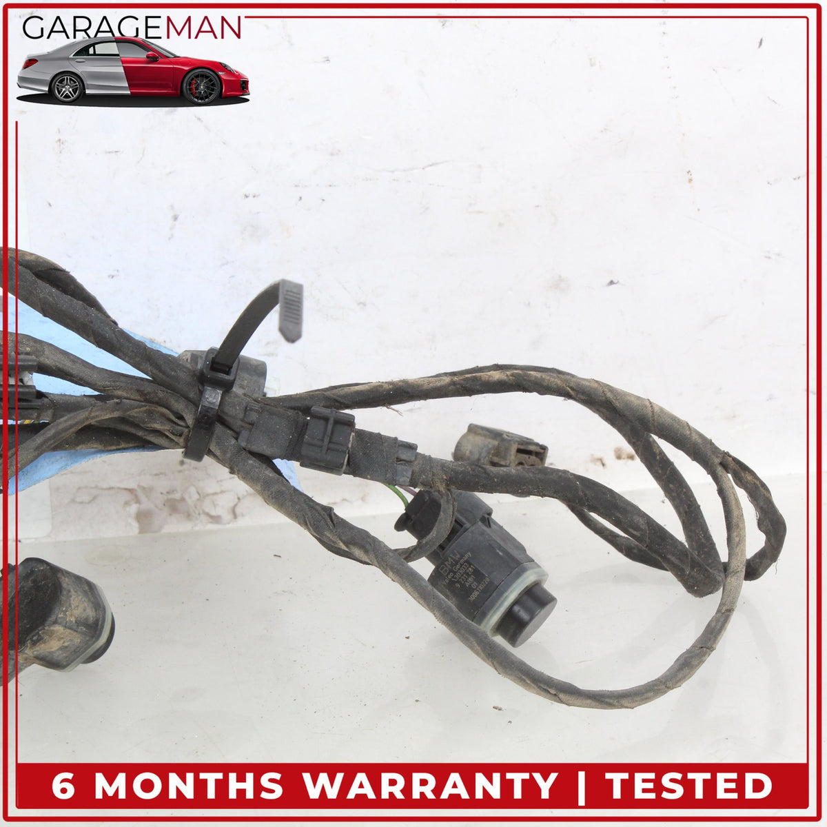 2012-2018 BMW 650i F13 Front Bumper Parking Sensors w/ Wire Harness Set OEM