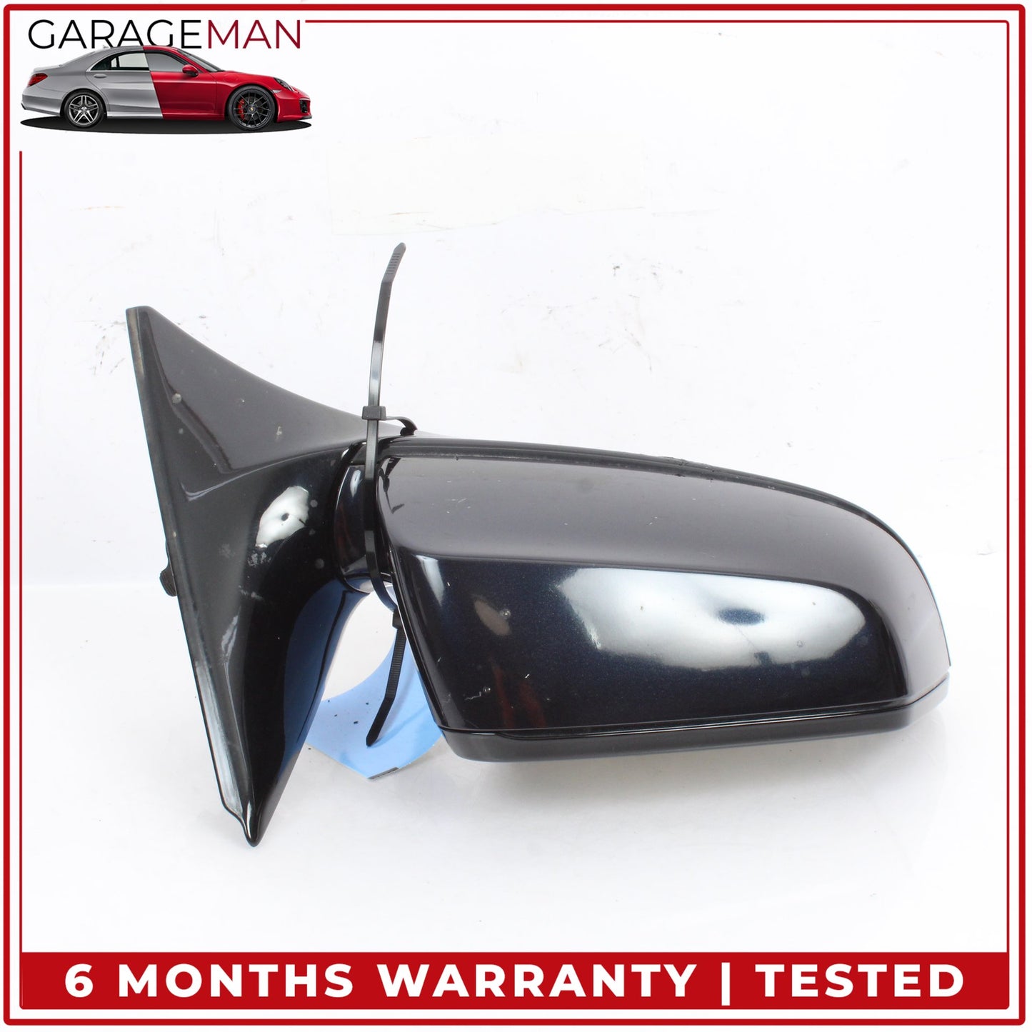 2012-2015 BMW 650i F06 Front Right Door Rear View Mirror w/ Camera Black OEM