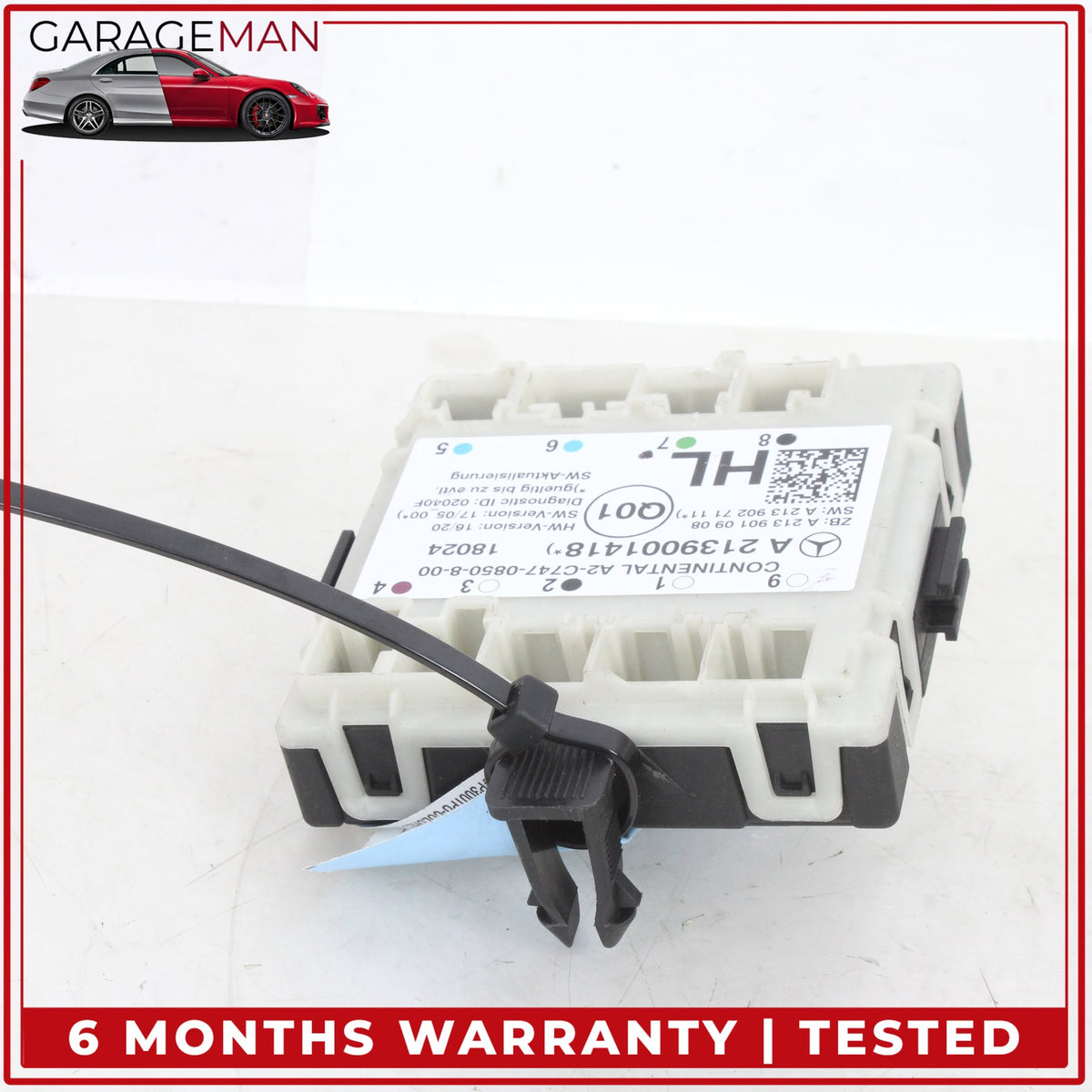 2017-2020 Mercedes W213 E300 Rear Left Door Control Module Unit 2139001418 OEM