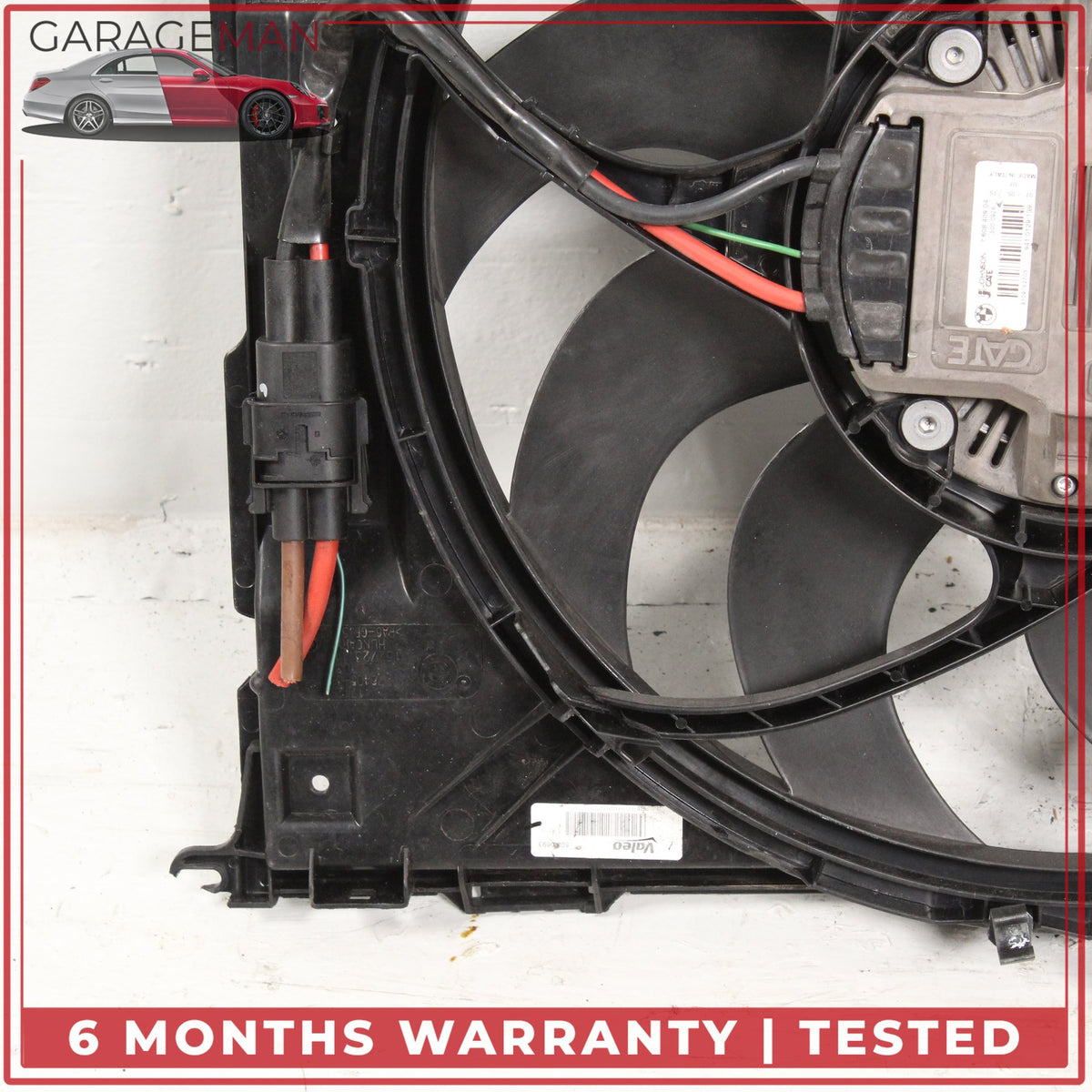 2014-2016 BMW M235i F22 Engine Motor Cooling Radiator Fan Assembly 7640513 OEM