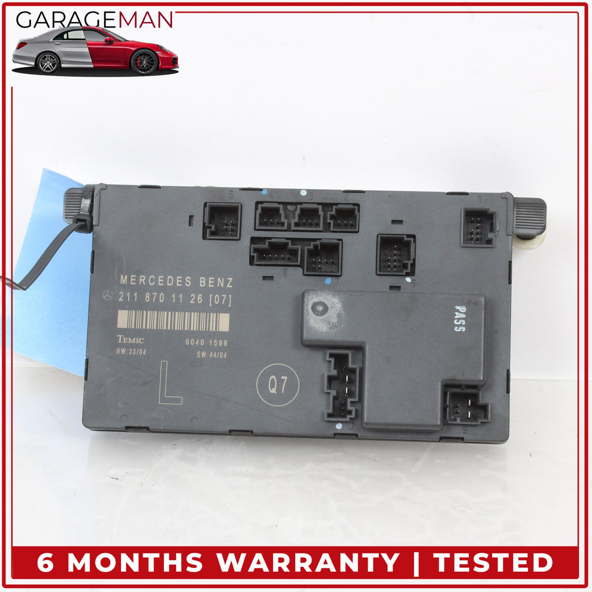 2003-2009 Mercedes W211 E350 Front Left Side Door Control Module 2118701126 OEM