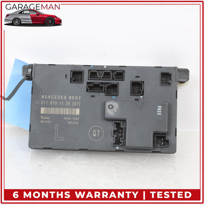 2003-2009 Mercedes W211 E350 Front Left Side Door Control Module 2118701126 OEM