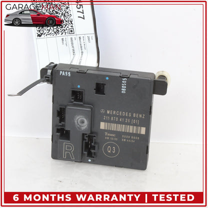 2003-2009 Mercedes W211 E350 Rear Right Side Door Control Module 2118704126 OEM