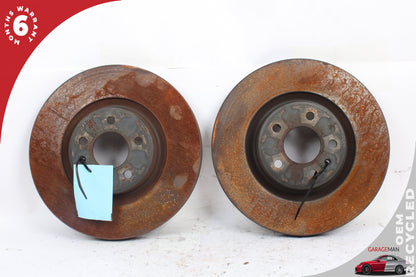 2018-2024 Audi Q5 AWD 2.0L Rear Left and Right Side Brake Rotor Disc Set 80A615601C