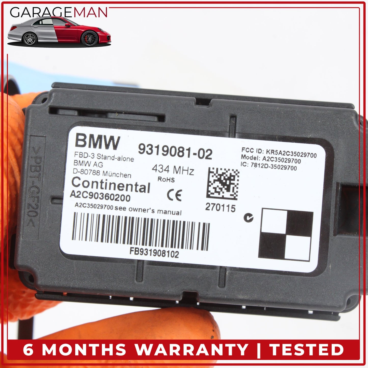 2014-2020 BMW 428i 430i F36 Radio Remote Receiver Control Module 9319081 OEM
