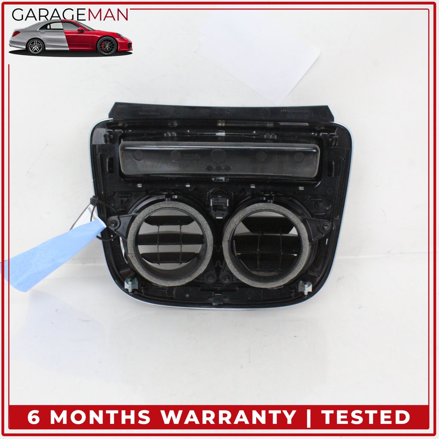 2014-2020 Mercedes W222 S550e Rear Center Console AC A/C Air Vent Trim OEM