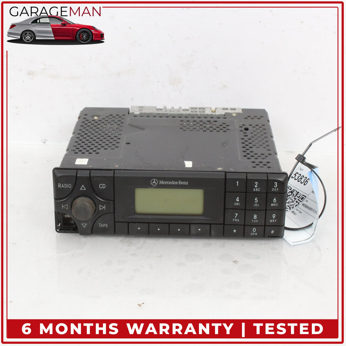 1999-2004 Mercedes R170 SLK320 CLK430 FM/AM Audio Radio Cassette Player OEM