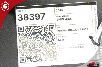 15-19 BMW 430i F36 Sedan Front Left or Right Side Headrest 52107362623