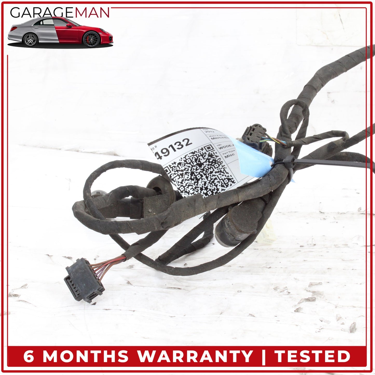 2010-2014 Mercedes W216 CL550 CL600 Rear Bumper Parking Sensor Wire Harness OEM