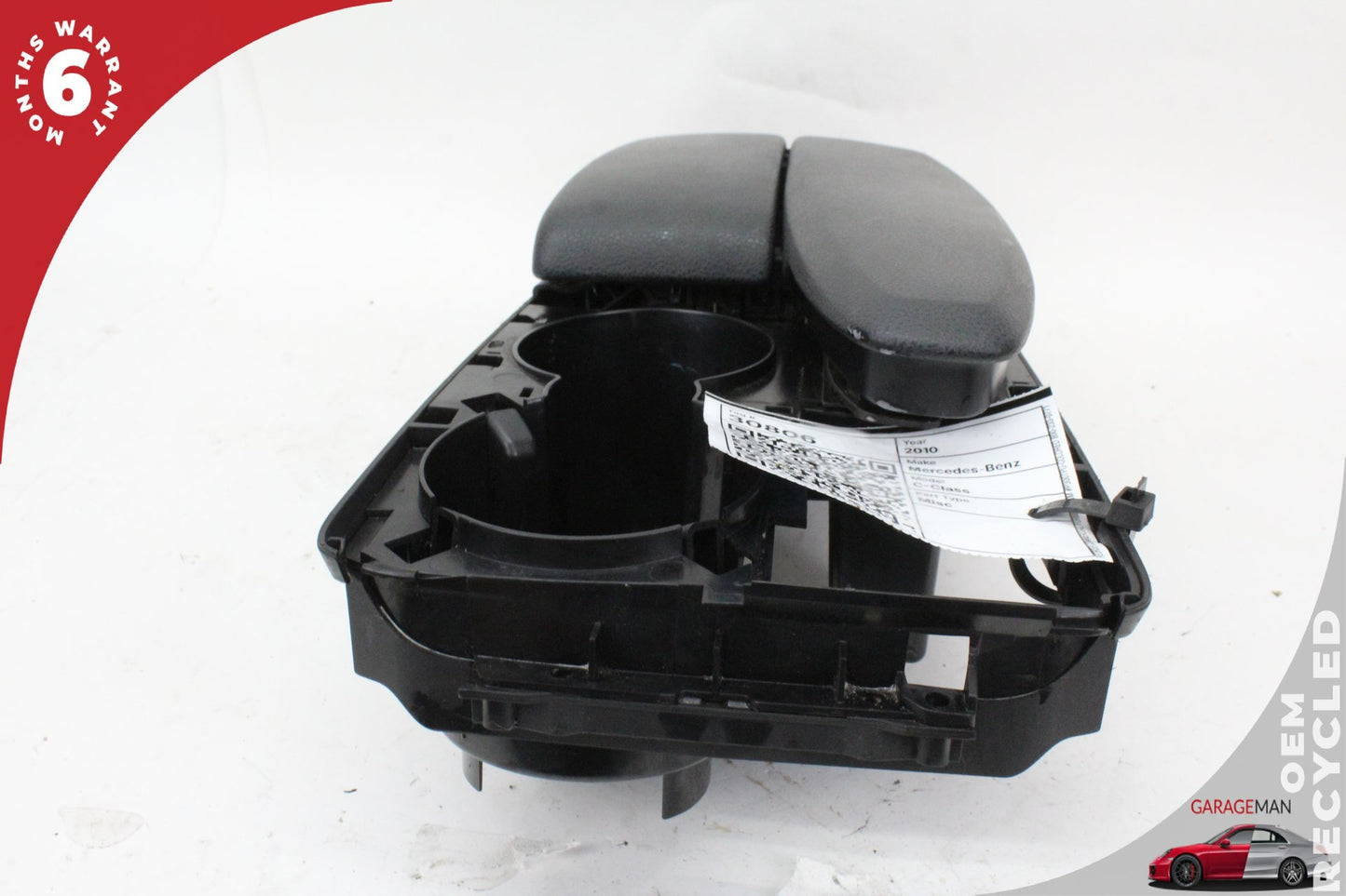 2008-2014 Mercedes W204 C300 Front Center Console Armrest Cup Holder Black OEM