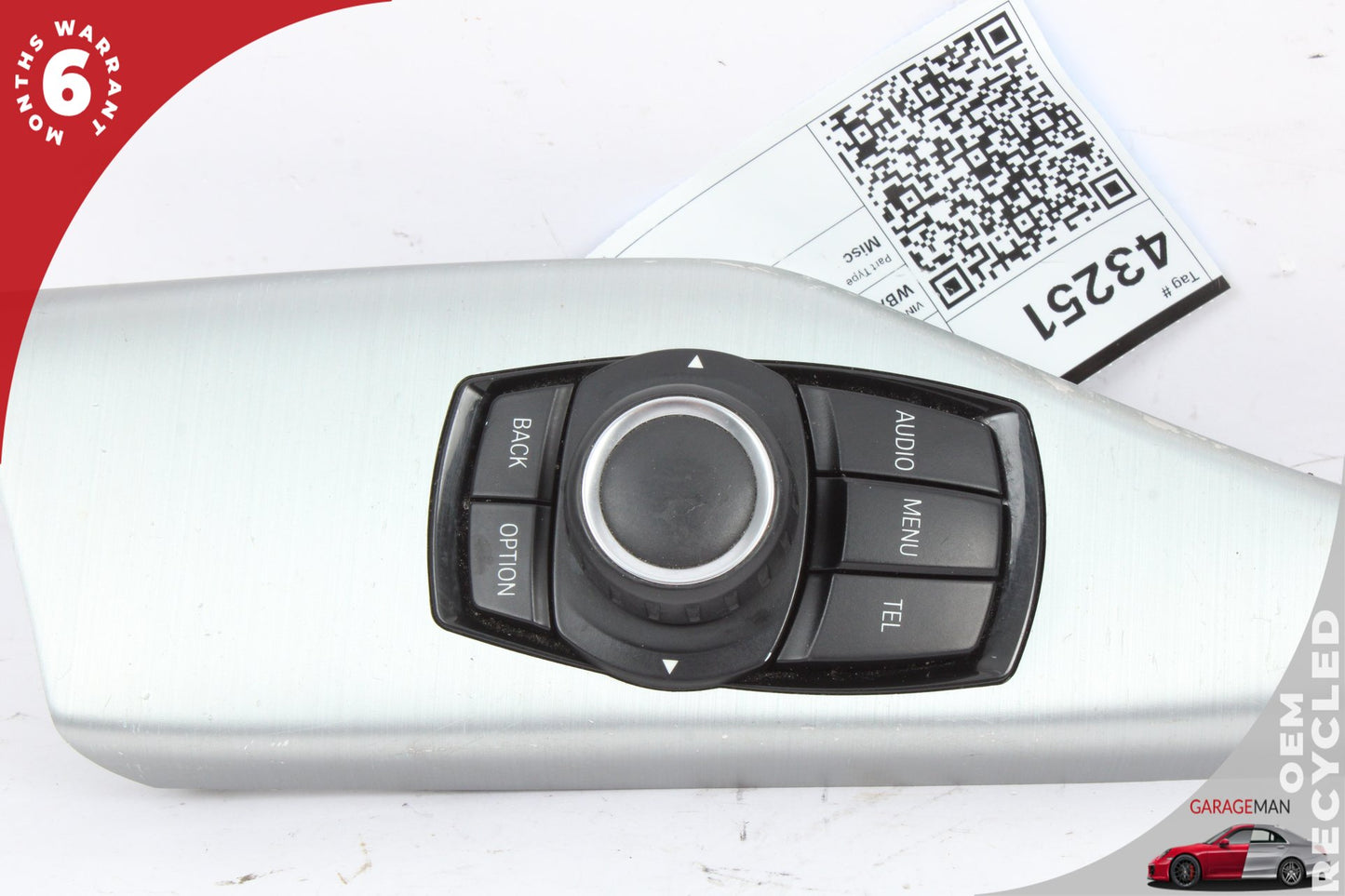 2014-2021 BMW 235i F22 iDrive Console Head Unit Controller Knob Multi Switch w/ Trim
