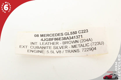 2006-2012 Mercedes-Benz GL550 X164 AWD Front Lower Ball Joint 1643300935