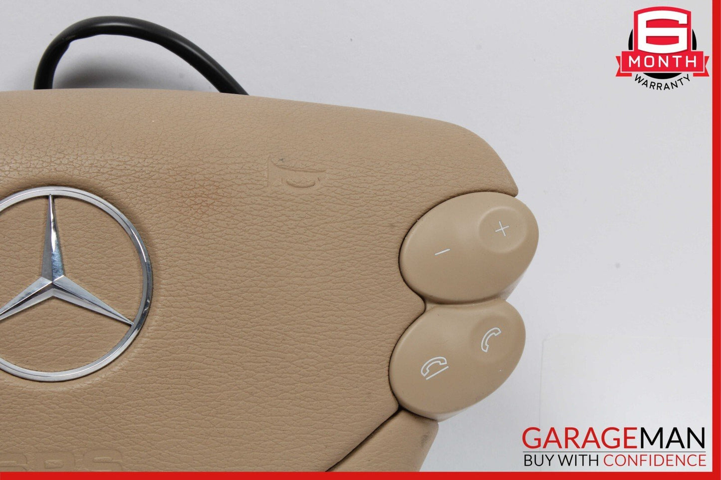 03-12 Mercedes W219 CLS500 E350 SL500 Steering Wheel Airbag Air Bag Brown OEM
