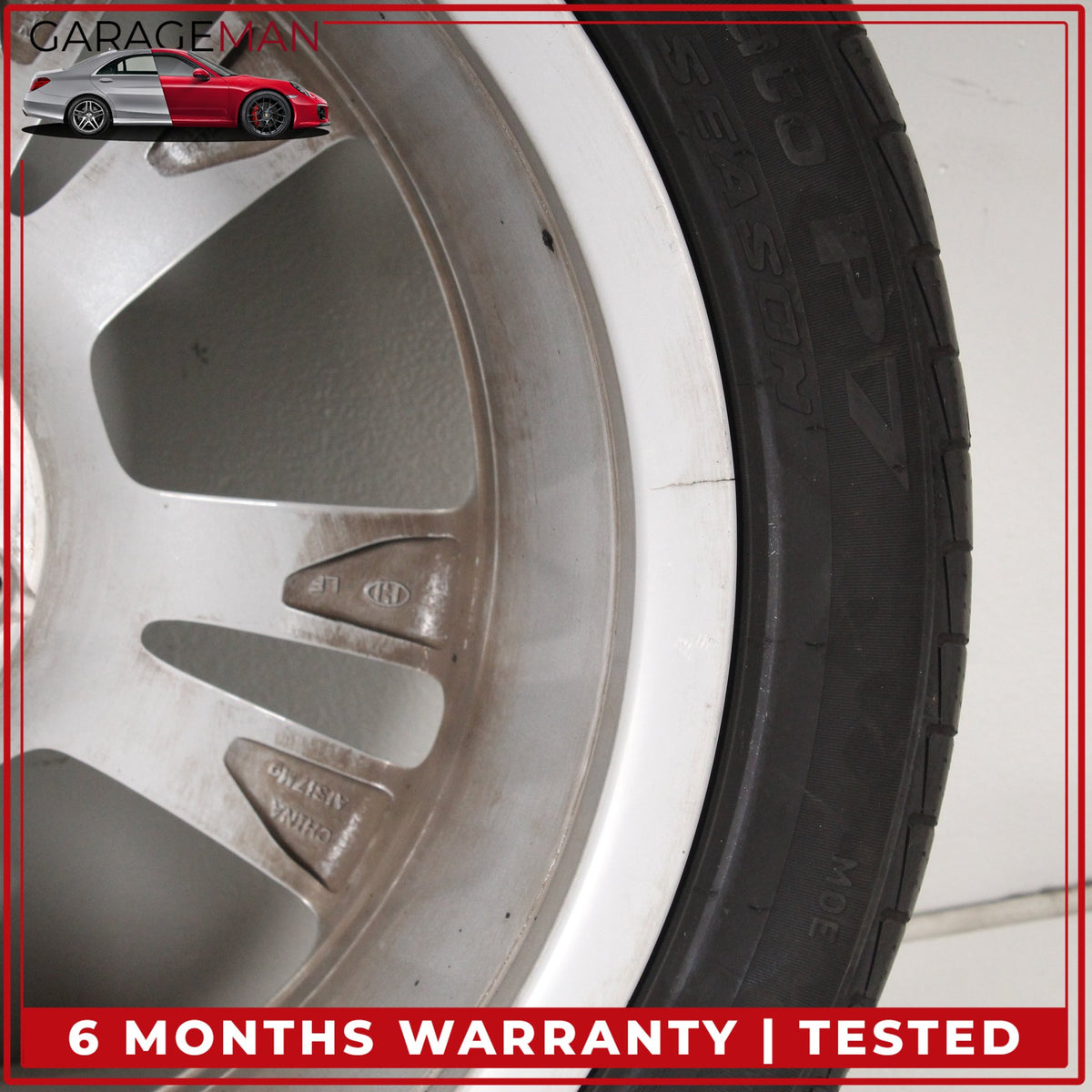2015-2023 Mercedes W205 C300 Front or Rear Wheel Rim w/ Pirelli Tire 7.5JX18 OEM