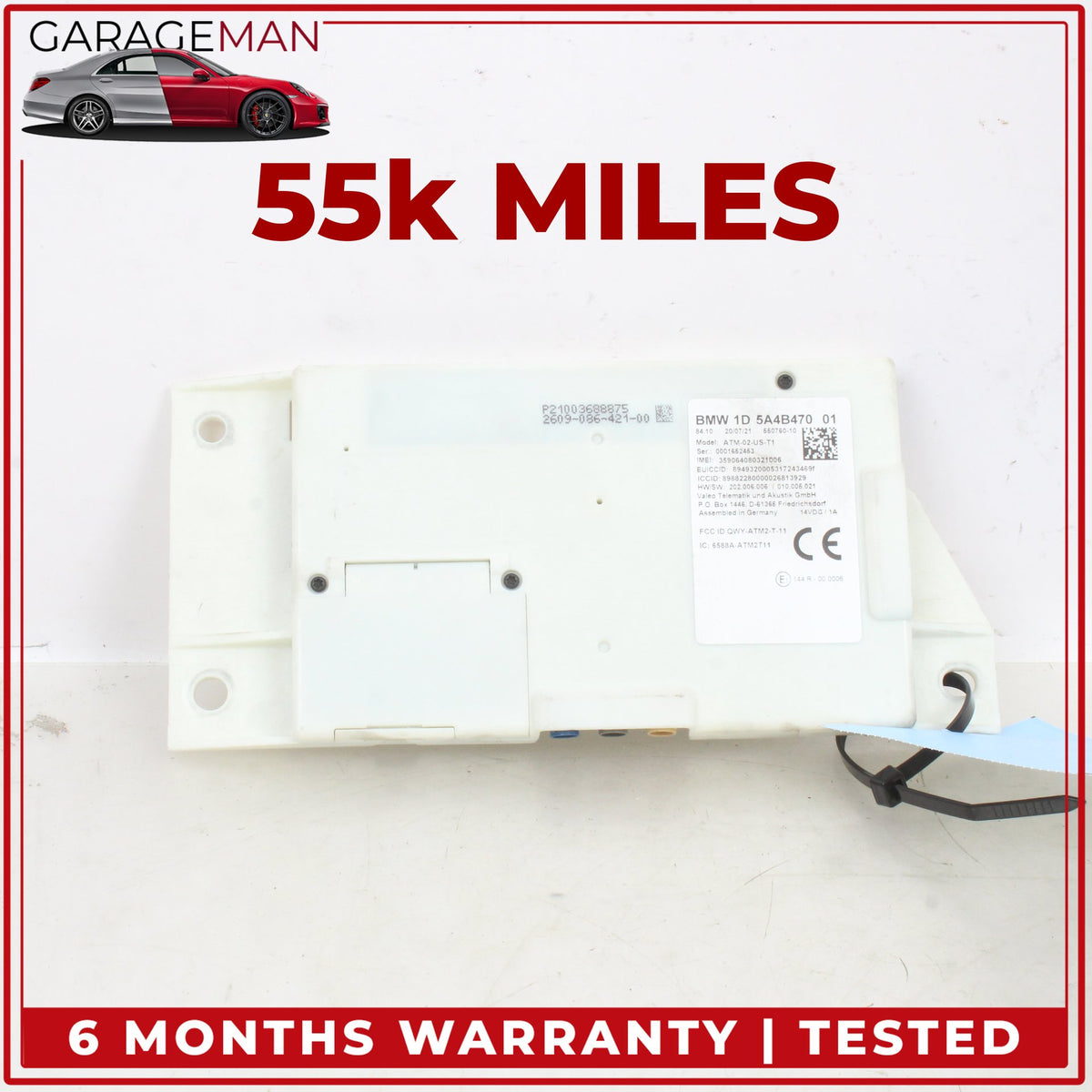 2019-2026 BMW Z4 G29 RWD Antenna Telematics Control Unit Module 5A4B470 OEM