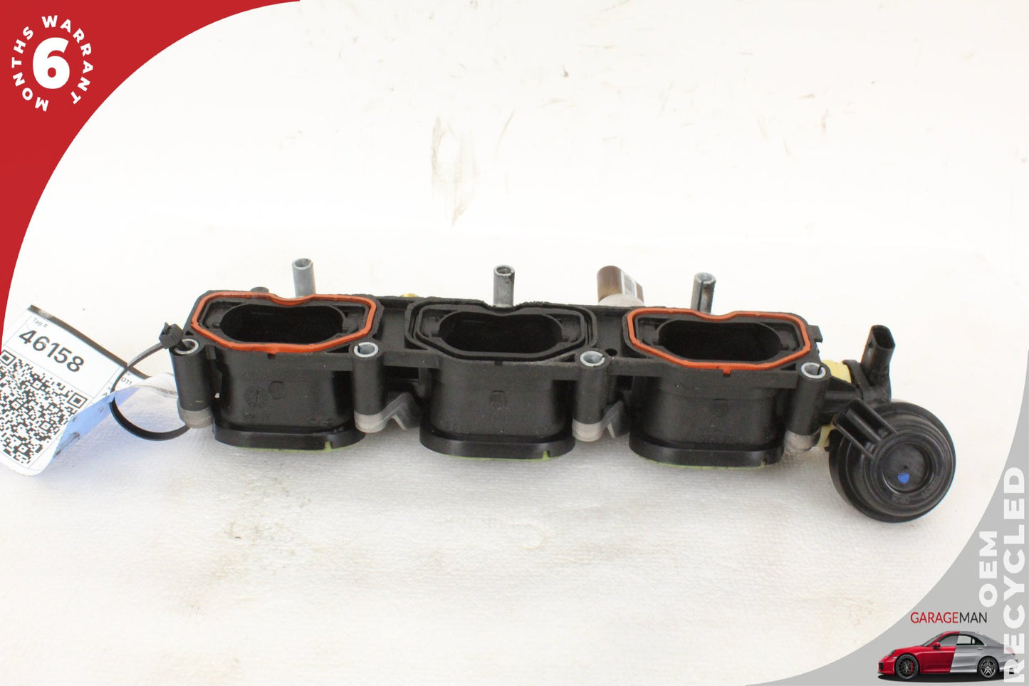2011-2018 Audi Q7 Porsche Cayenne 958 Left Lower Intake Manifold w/ Bracket OEM