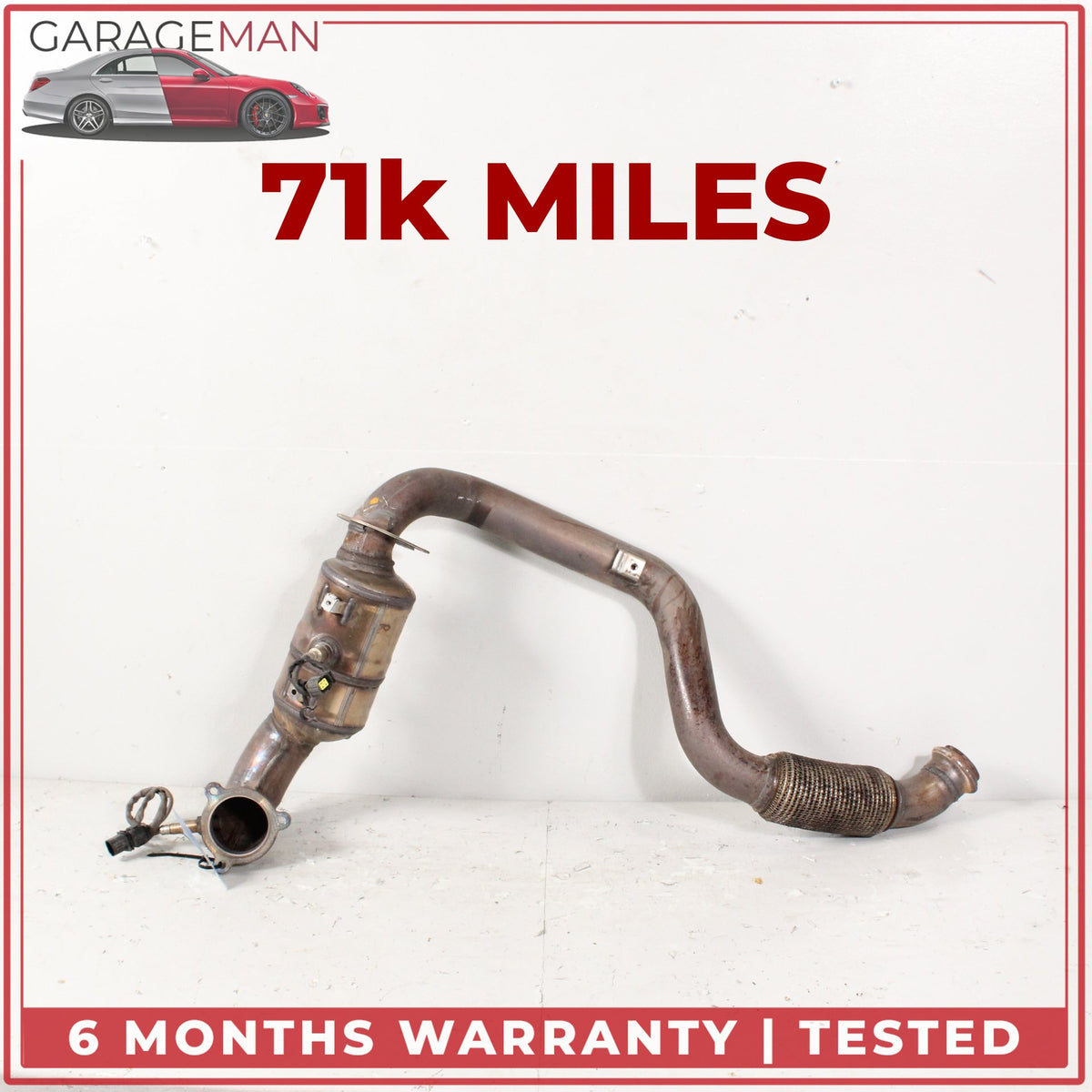 2014-2020 Mercedes C117 CLA250 GLA250 M270 FWD Exhaust Downpipe 2464900514 OEM