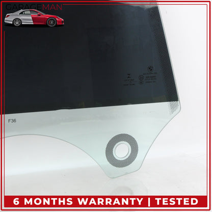 2015-2020 BMW 430i Gran Coupe Rear Right Passenger Side Door Window Glass OEM