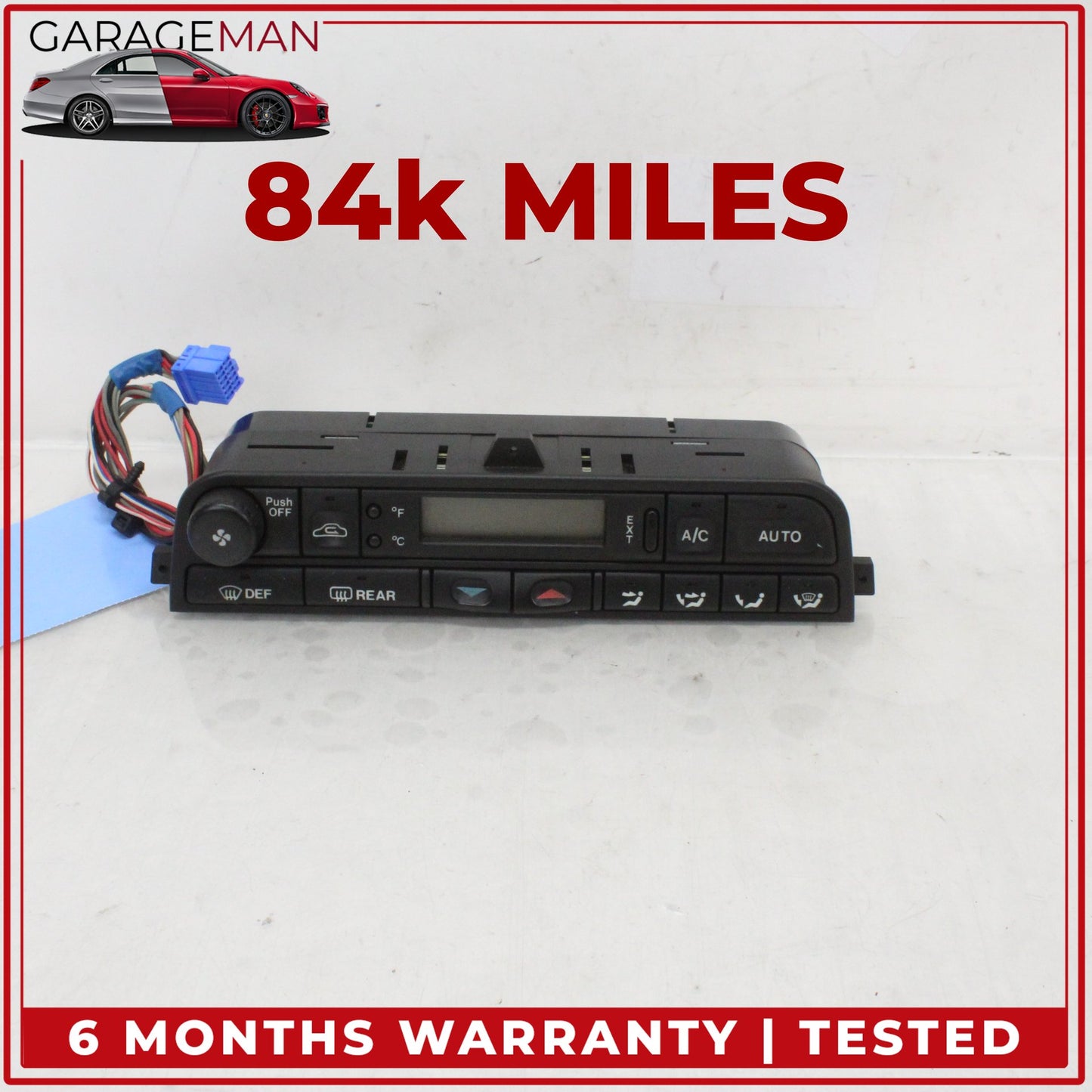 1997-2006 Jaguar XK8 AC Temperature Climate Control Switch Panel LJA7690BB OEM