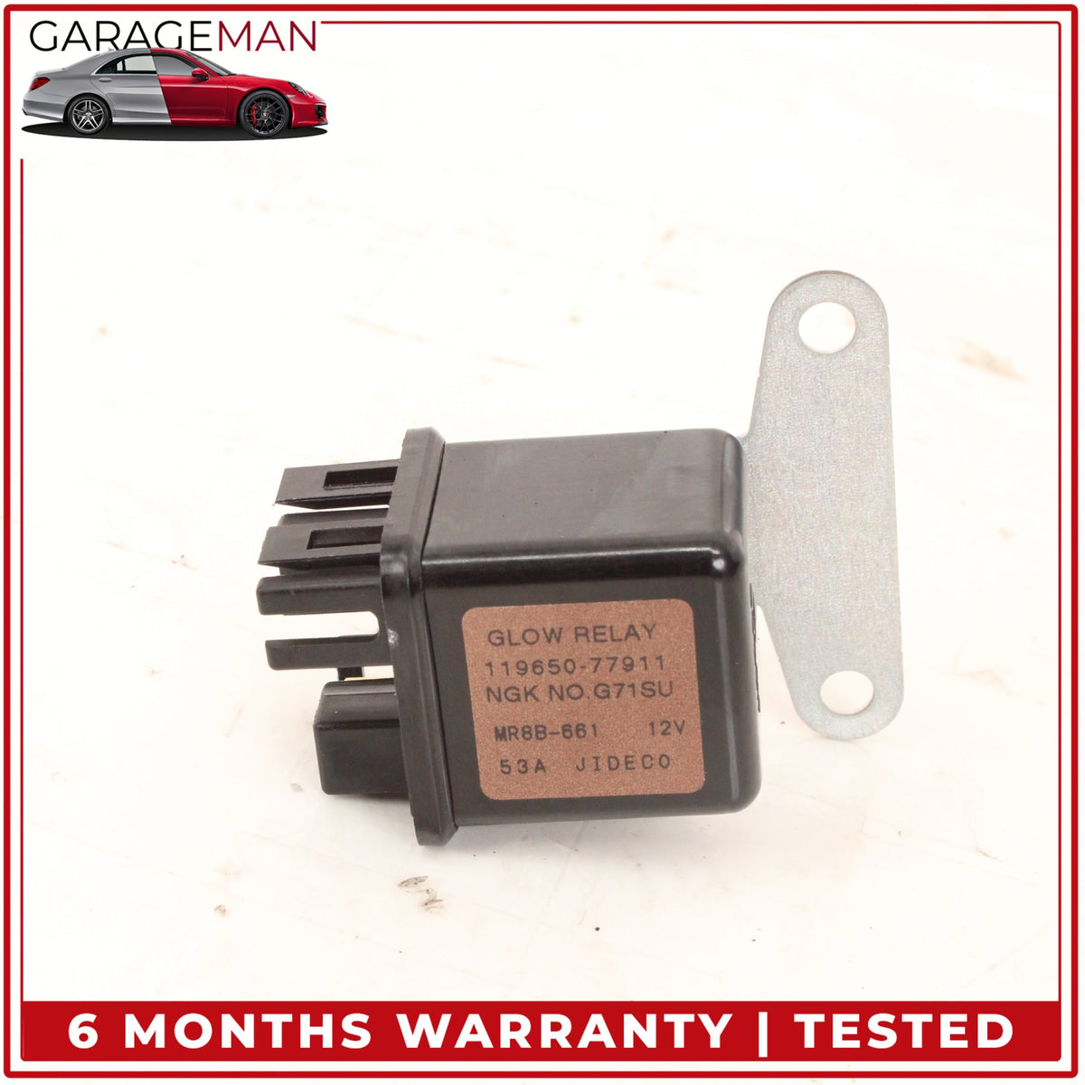 Yanmar 3TNV82A-SYB Glow Plug Safe Relay w/ Flameout Delay Timer Assembly OEM