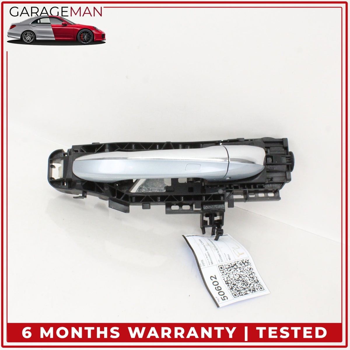 2015-2020 Mercedes W205 C300 Front Left Side Exterior Door Handle Silver OEM