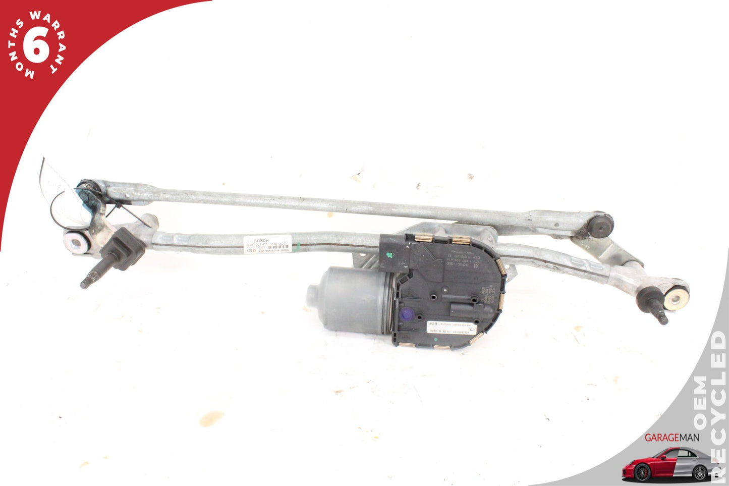 2012-2018 Audi A6 C7 Front Windshield Wiper Linkage w/ Motor 4G1955023A OEM