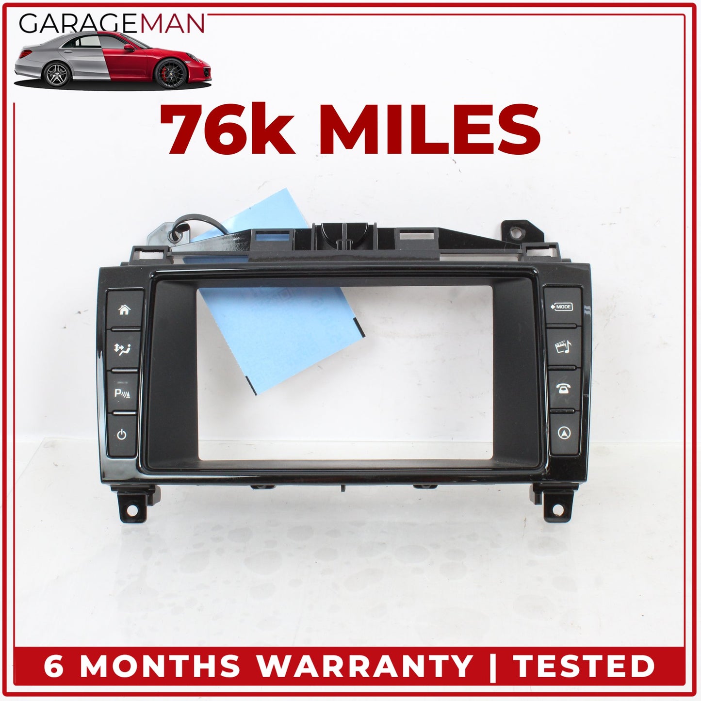 2016-2024 Jaguar F-Type X152 Front Dash Display Screen Trim w/ Switches OEM