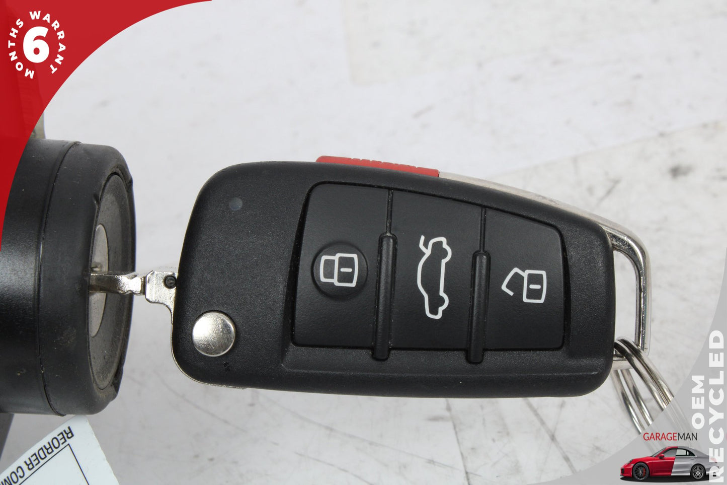 2007-2015 Audi Q7 A6 S6 Ignition Lock Switch Module w/ Key Fob 4F0909131J OEM
