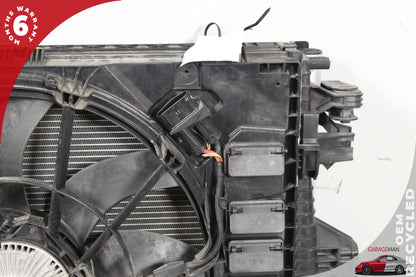 2011-2018 Porsche Cayenne 958 Engine Radiator A/C Condenser Cooler w/ Fan Motor