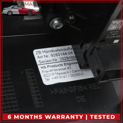 2014-2021 BMW i3 I01 Electric Parking Brake Switch w/ Armrest Support OEM