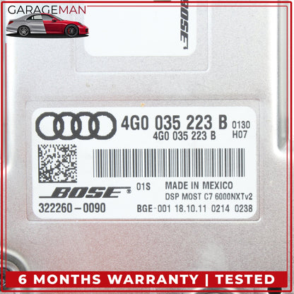 2011-2018 Audi A7 A6 A8 S6 S7 S8 Bose Audio Sound Amplifier AMP 4G0035223B OEM