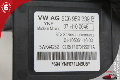 2012-2020 Audi A3 A6 Front Right Side Seat Occupant Detection Module 5C6959339B
