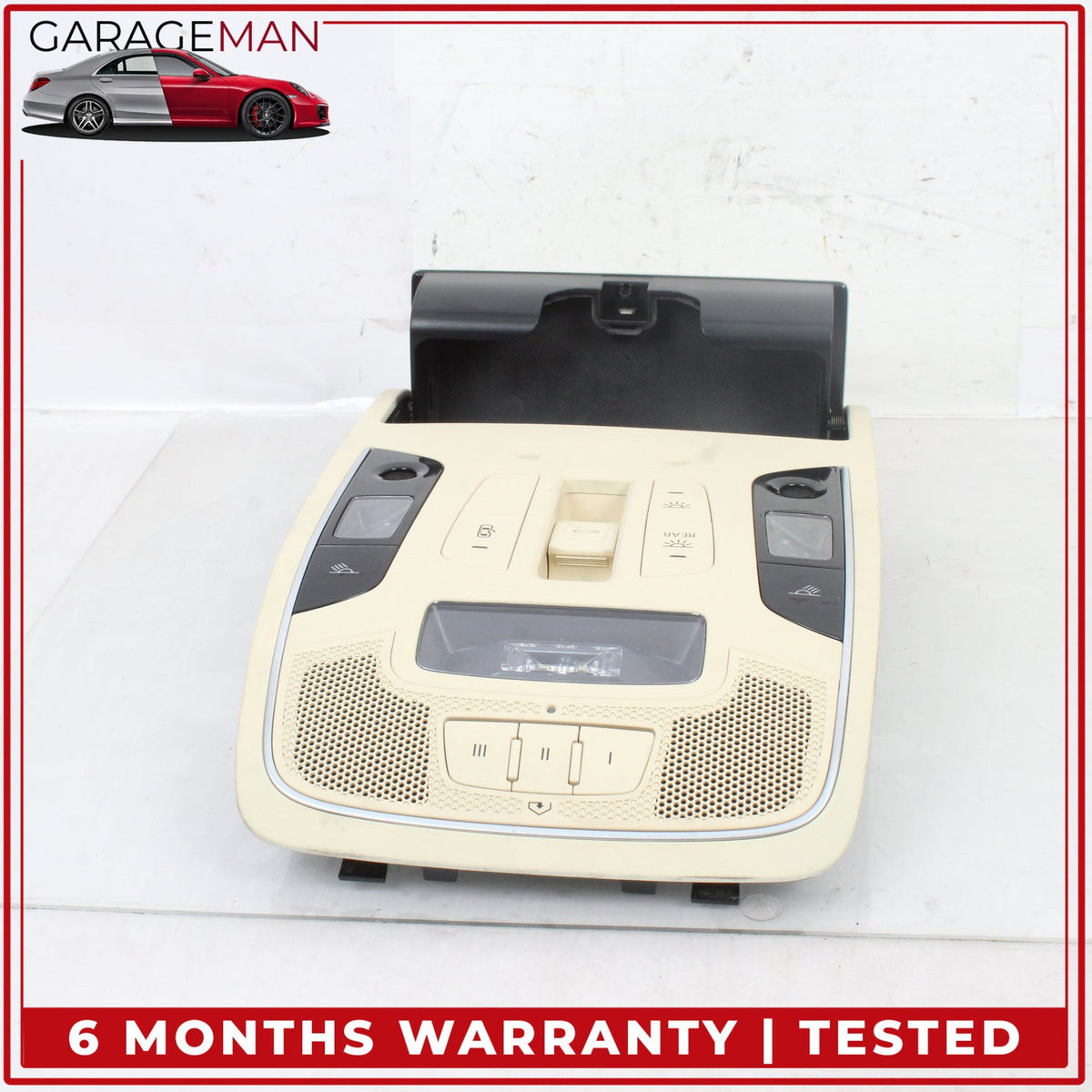 2012-2018 Audi A6 A7 Front Upper Overhead Dome Light Lamp Beige 4G0959719 OEM