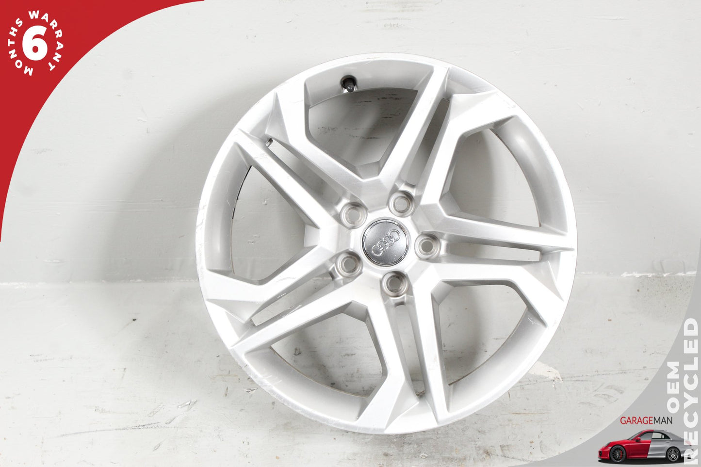 2018-2019 Audi Q5 Wheel Rim Twin 5 Spoke 8.0JX18H2 ET39 80A601025BD OEM