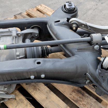 2015-2018 Mercedes-Benz C300 W205 AWD 2.0L Rear Differential Axle Spindle Subframe Bar Assembly OEM
