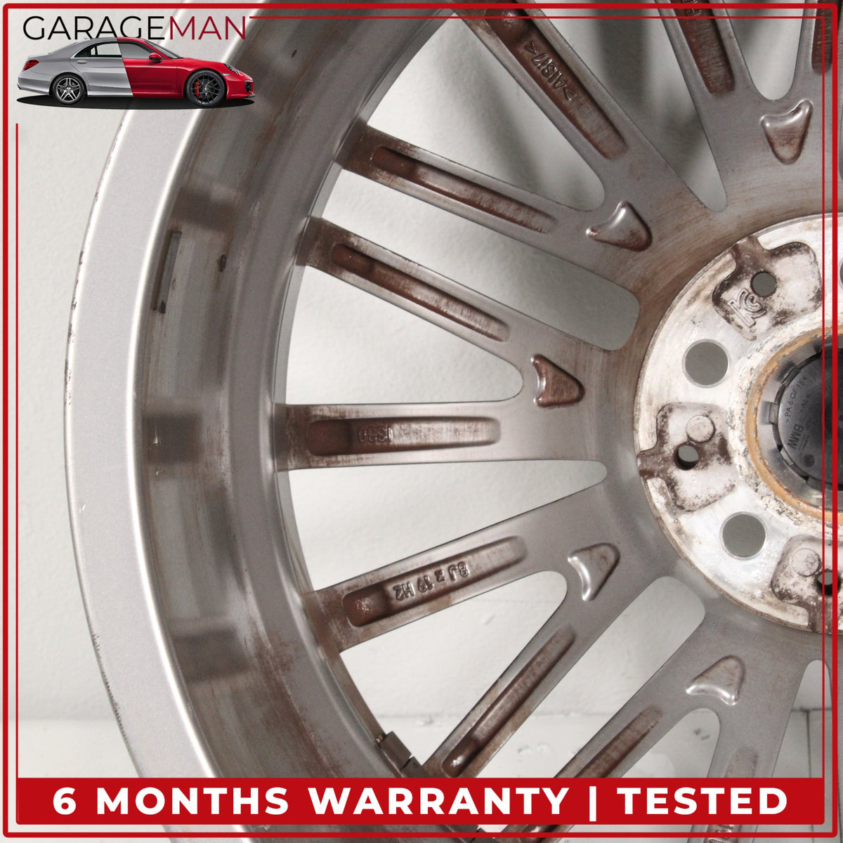 2017-2023 BMW 530e 530i M550i 540i Front Side Wheel Rim 8JX19H2 IS30 6894839 OEM