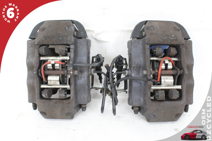 2007-2015 Audi Q7 SUV Rear Left and Right Side Brake Caliper Set Brembo OEM