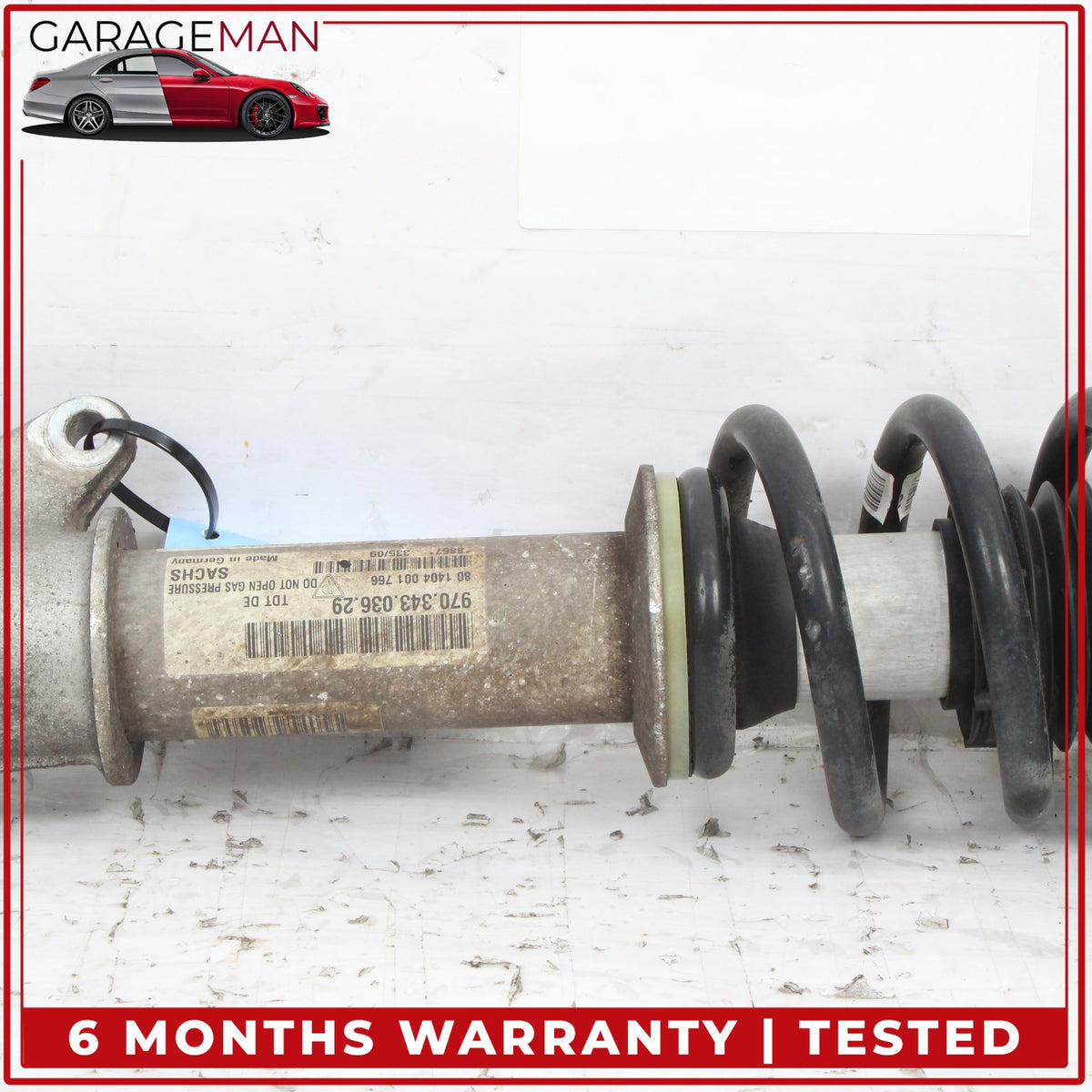 2010-2013 Porsche Panamera 970 Front Side PASM Shock Strut Absorber Set OEM