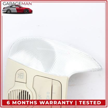 2005-2012 Mercedes R230 SL500 Front Upper Overhead Dome Light Lamp Beige OEM