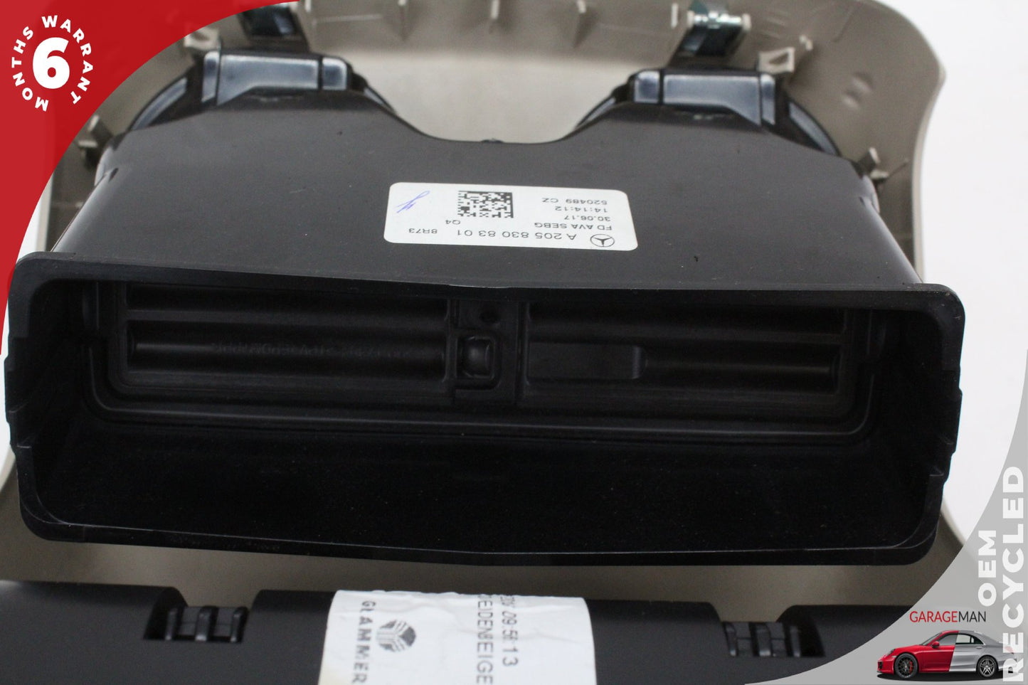 2015-2020 Mercedes W205 C350e C300 Rear Center Console A/C Air Vent Trim OEM