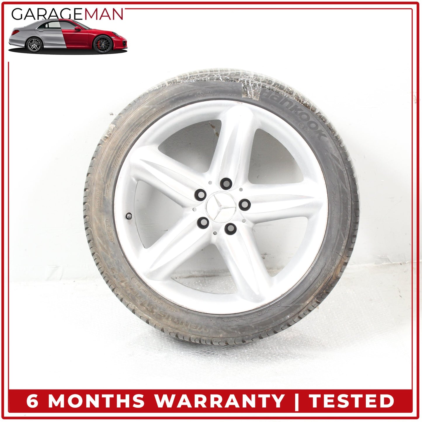 2003-2006 Mercedes R230 SL500 Front Wheel Rim w/ Tire 8.5JX18 H2 ET35 OEM