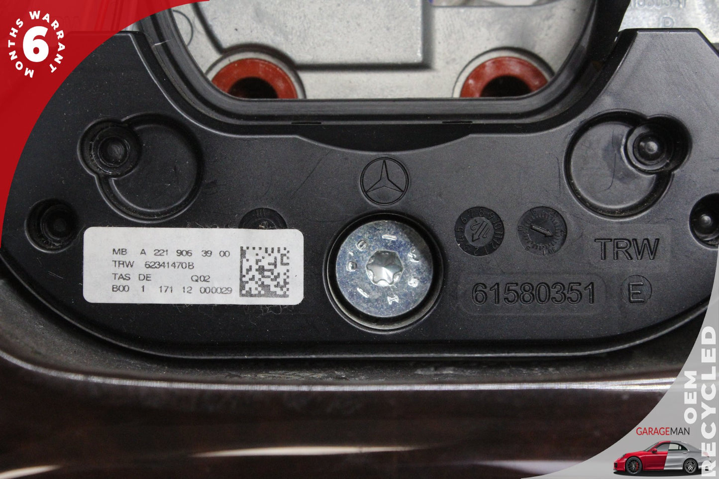 10-14 Mercedes-Benz S550 W221 Sedan Steering Wheel w/ Paddle Shifters 2214609303