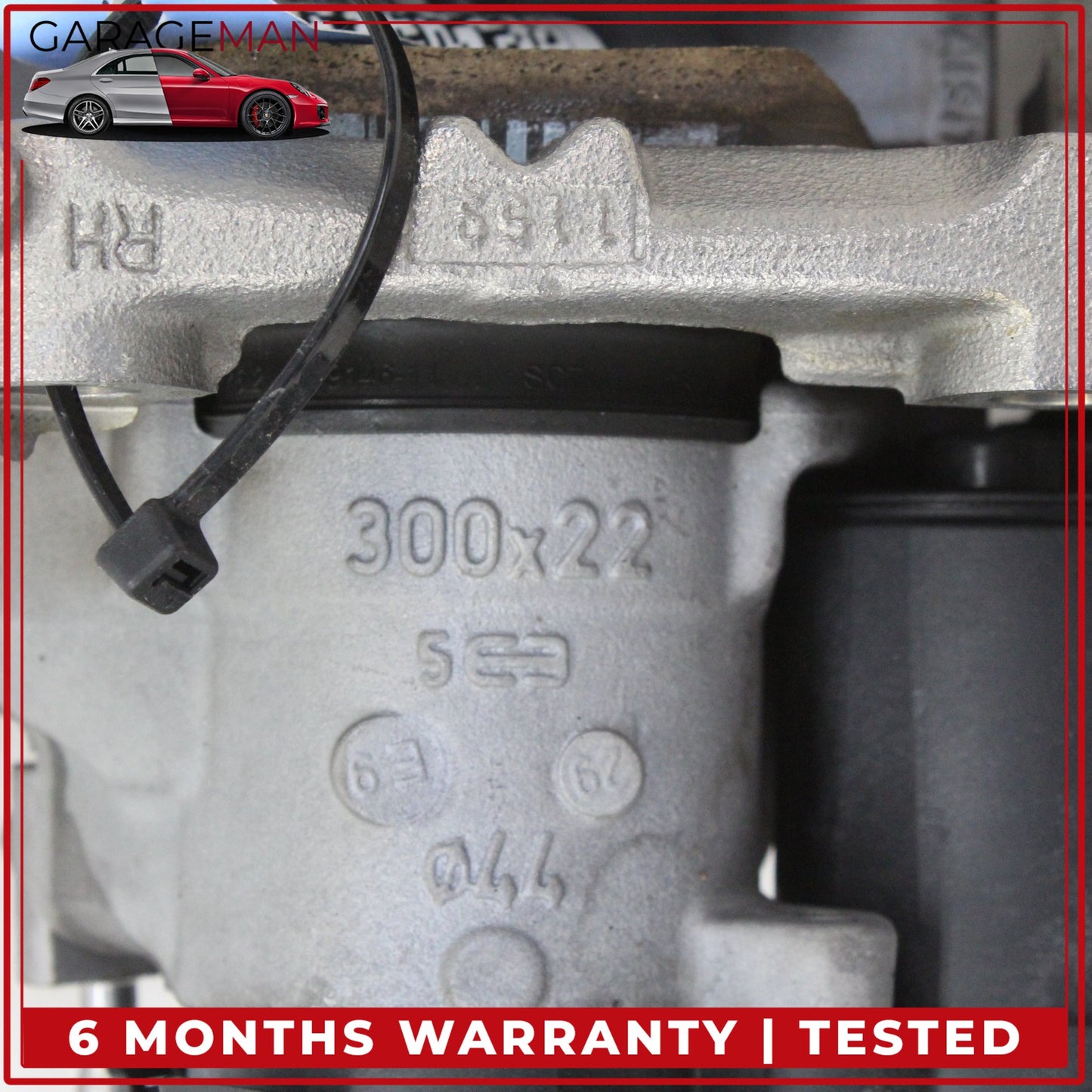 2015-2022 Mercedes-Benz C300 W205 Sedan Rear Left and Right Side Brake Caliper 2054231898 OEM