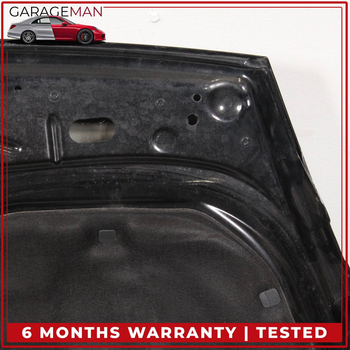 2003-2010 Porsche Cayenne 955 Turbo Front Hood Bonnet Panel Black OEM