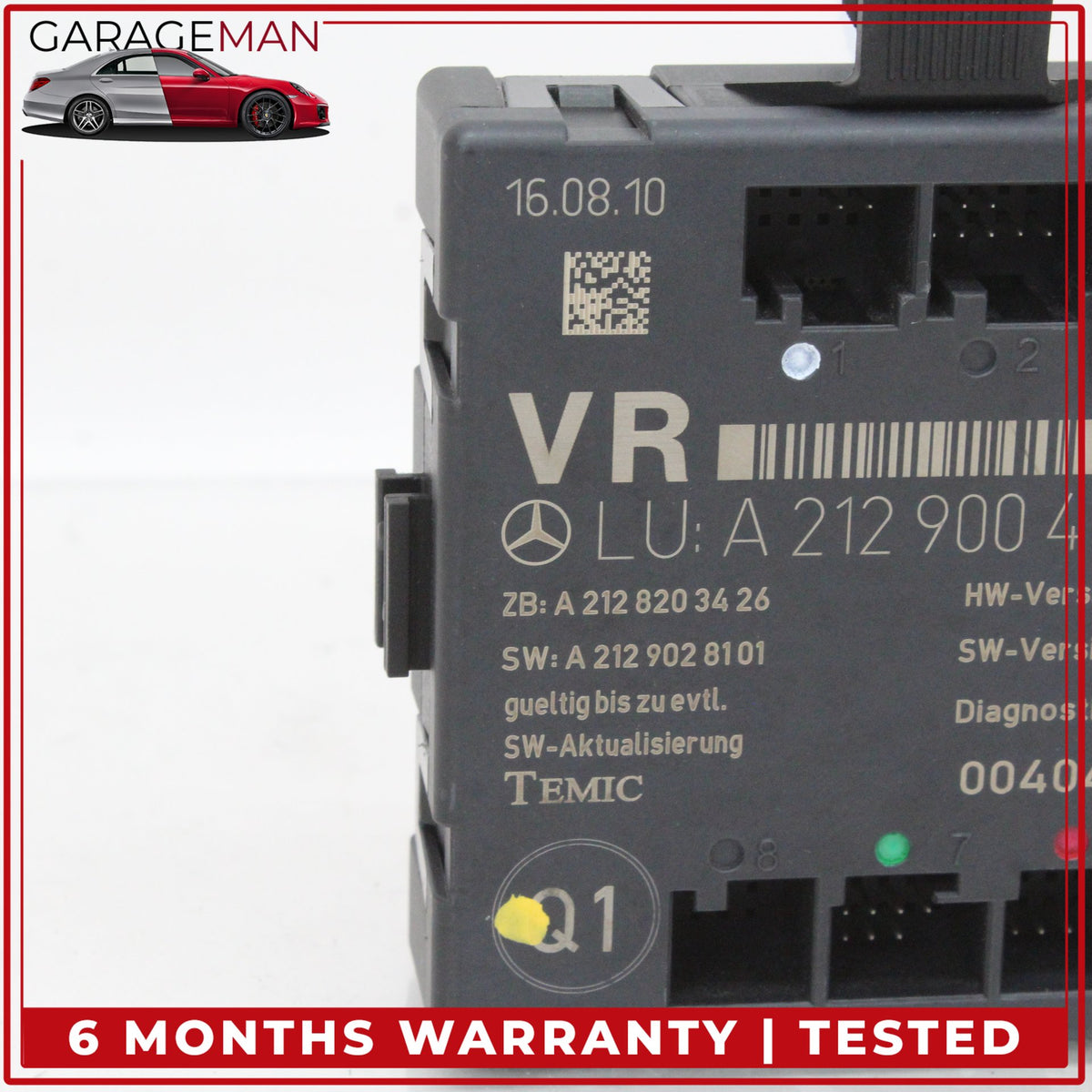2008-2014 Mercedes W204 C300 Front Right Side Door Control Module 2129004102 OEM